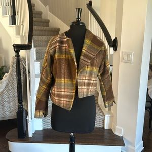 NWT Greylin Dasia Plaid Jacket